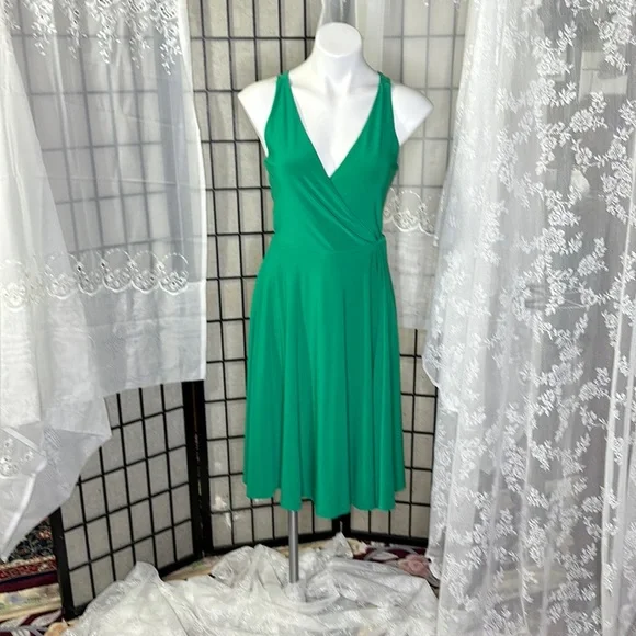 kelly green wrap dress Spotlight Hour Wrap Dress In Kelly Green